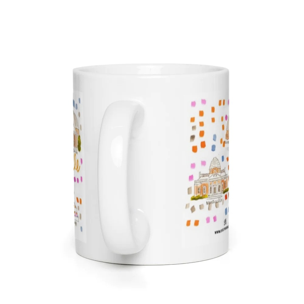 EH Evelyn Henson Charlottesville Virginia UVA University of Virginia Map Mug - Picture 4 of 13